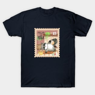 Keep Calm & Do Yoga! Says the Skunk T-Shirt